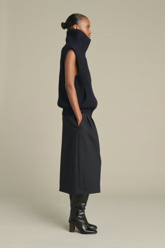 Kristen Jacket - Navy - Merino Wool - Women