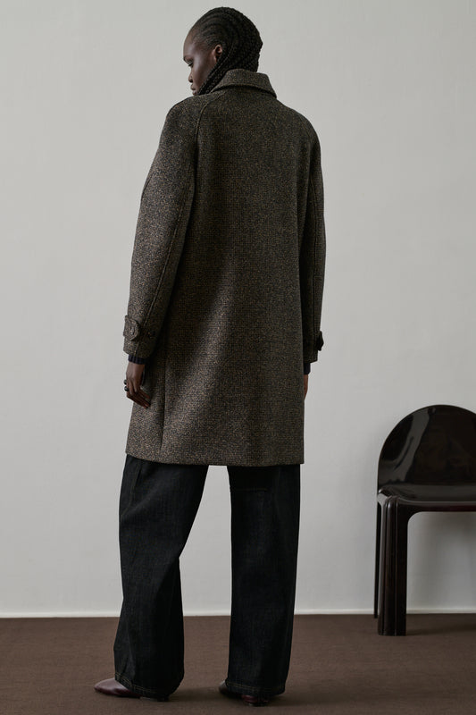 Manteau Simba - Marron/Noir - Laine - Femme