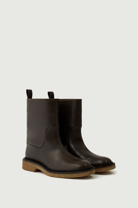 Chuck ankle boots - Ebony - Leather - Women