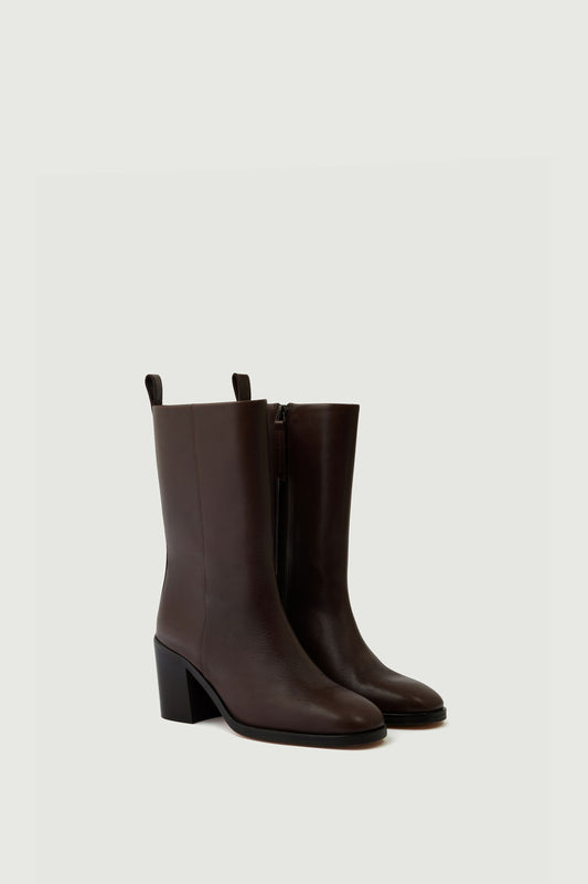 Cara Ankle Boots - Ebony - Leather - Women