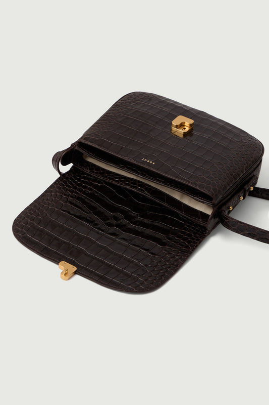 Bellissima Maxi bag - Dark Brown - Leather - Women
