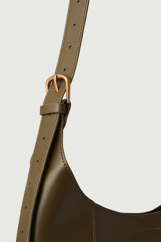 Sac Uma - Kaki - Cuir - Femme