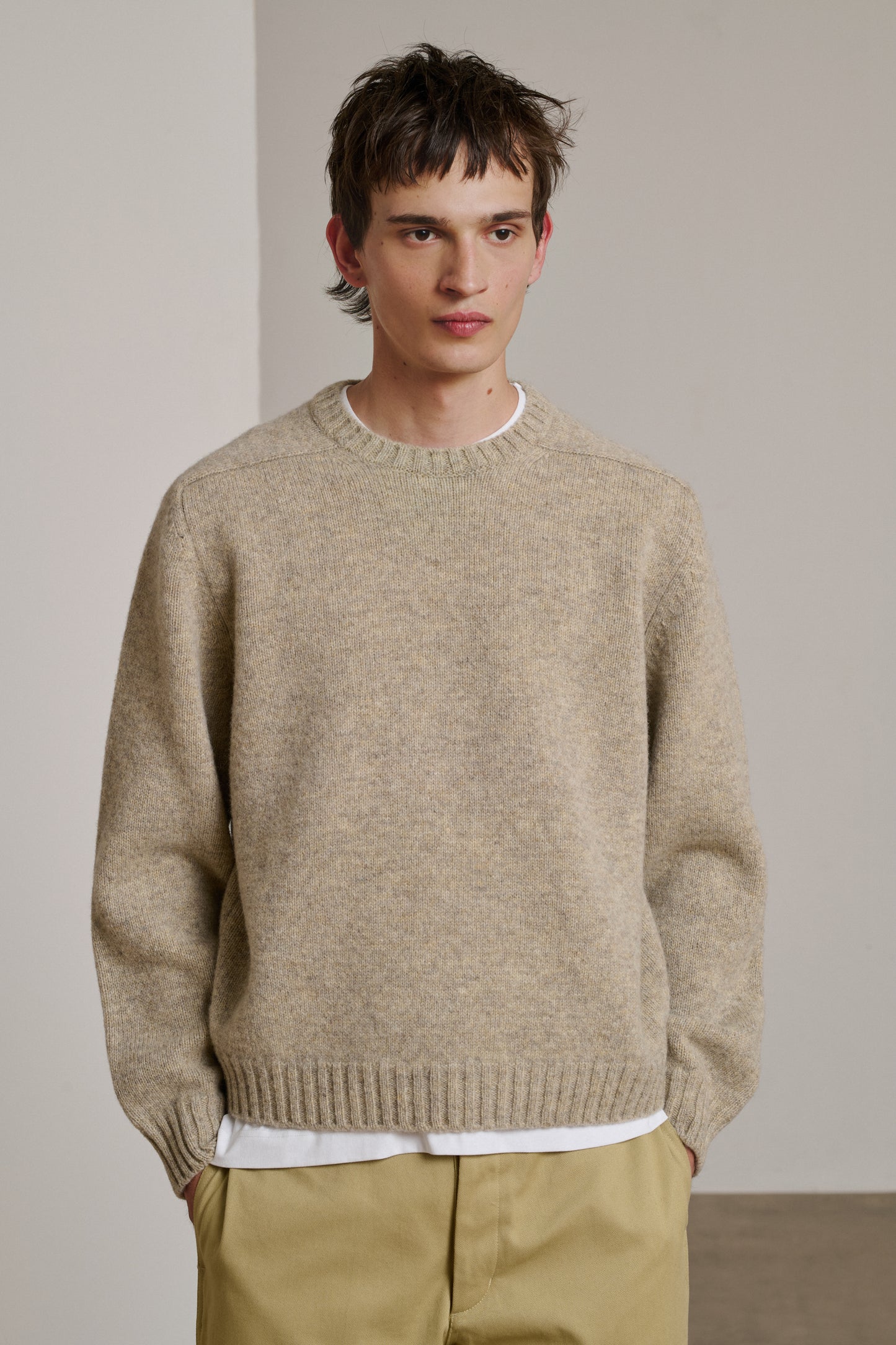 Pull Isamu - Beige - Laine - Homme