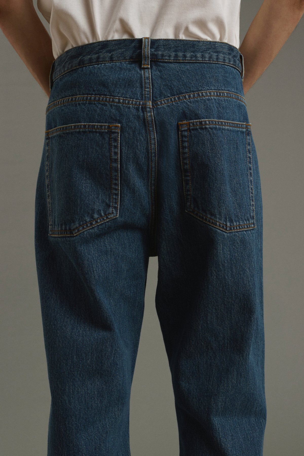 Jean Tom - Faded Blue Denim - Cotton - Men vue 5