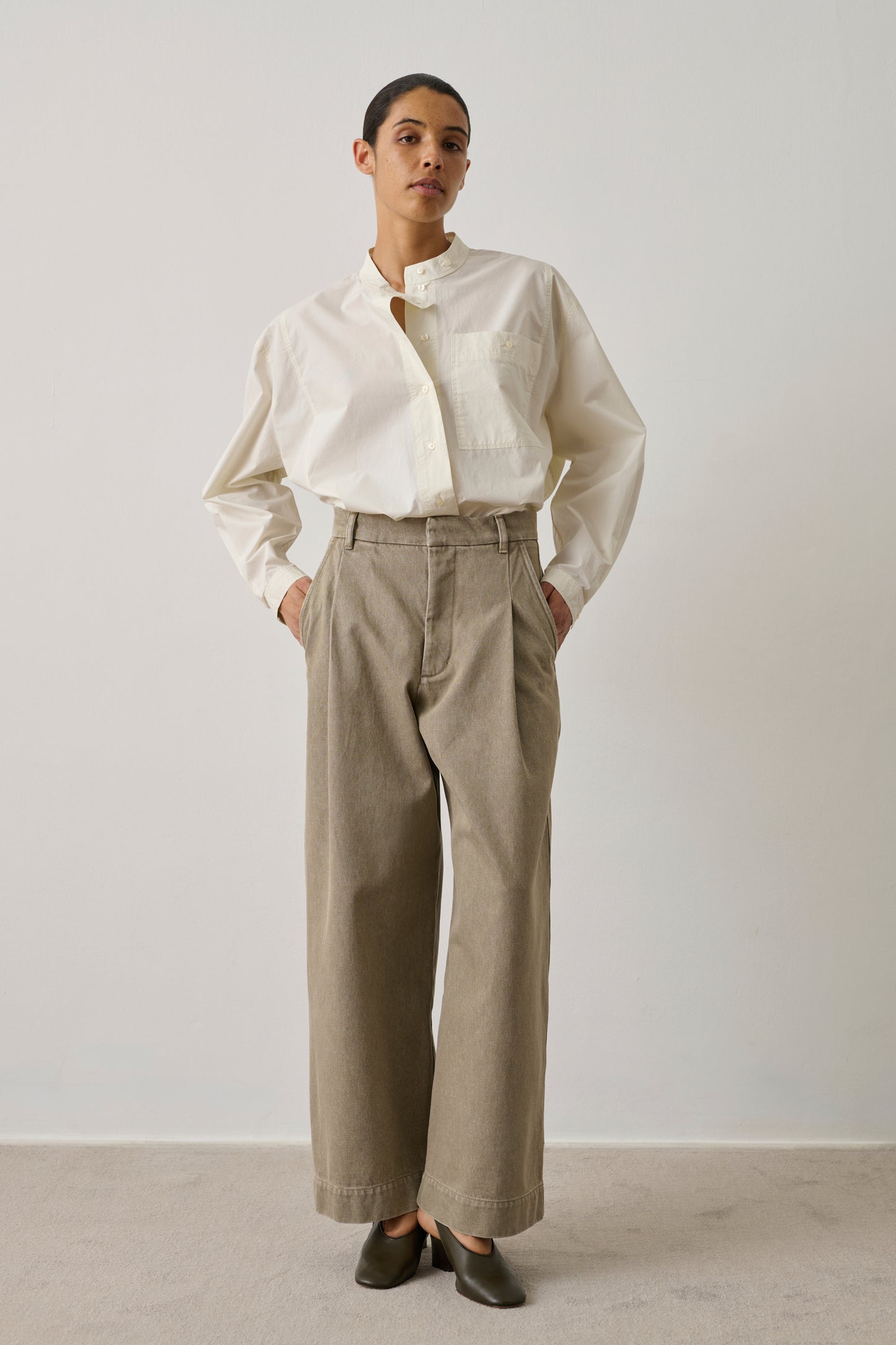 Trousers Devy - Beige - Cotton - Women
