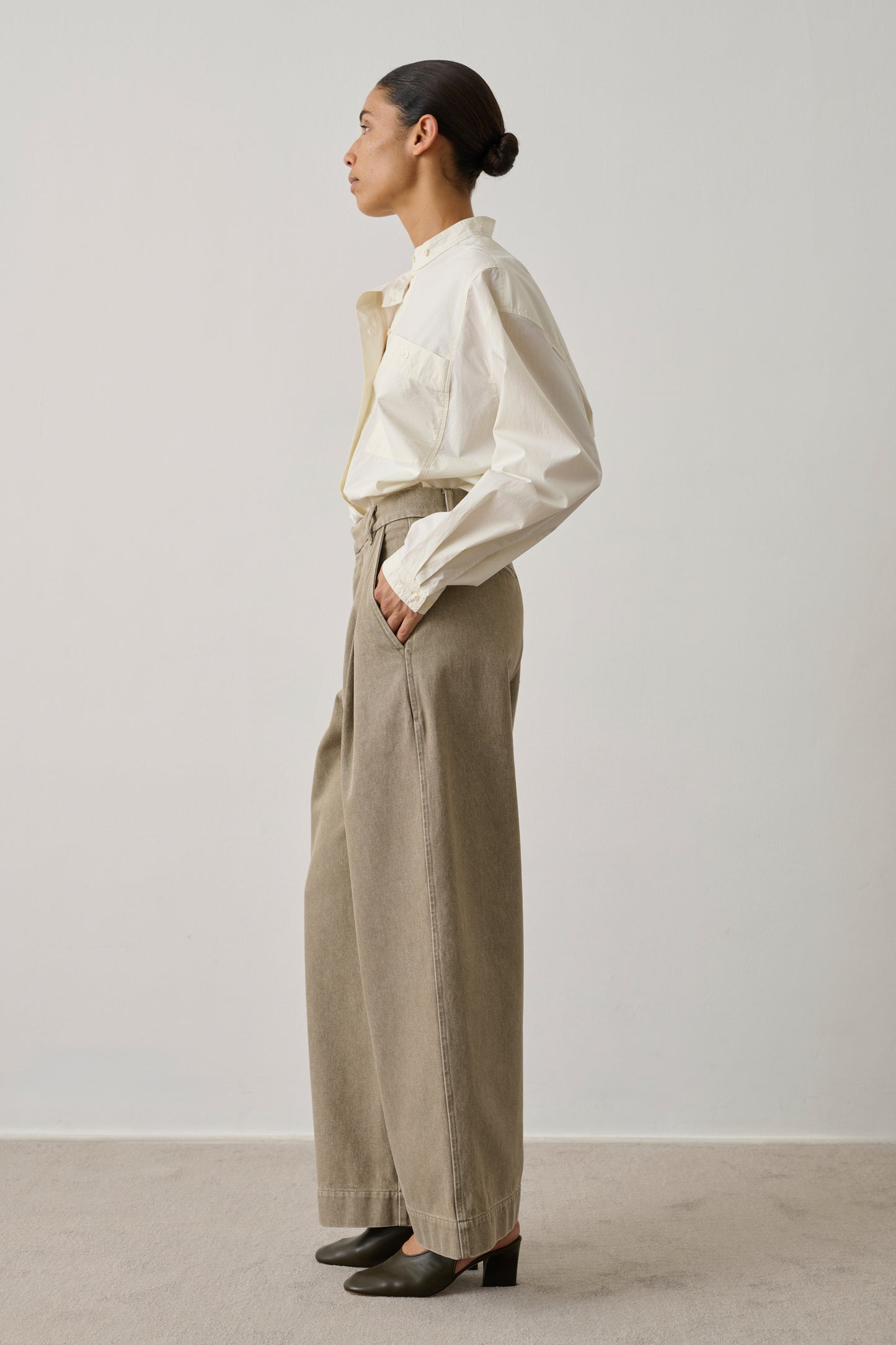 Trousers Devy - Beige - Cotton - Women