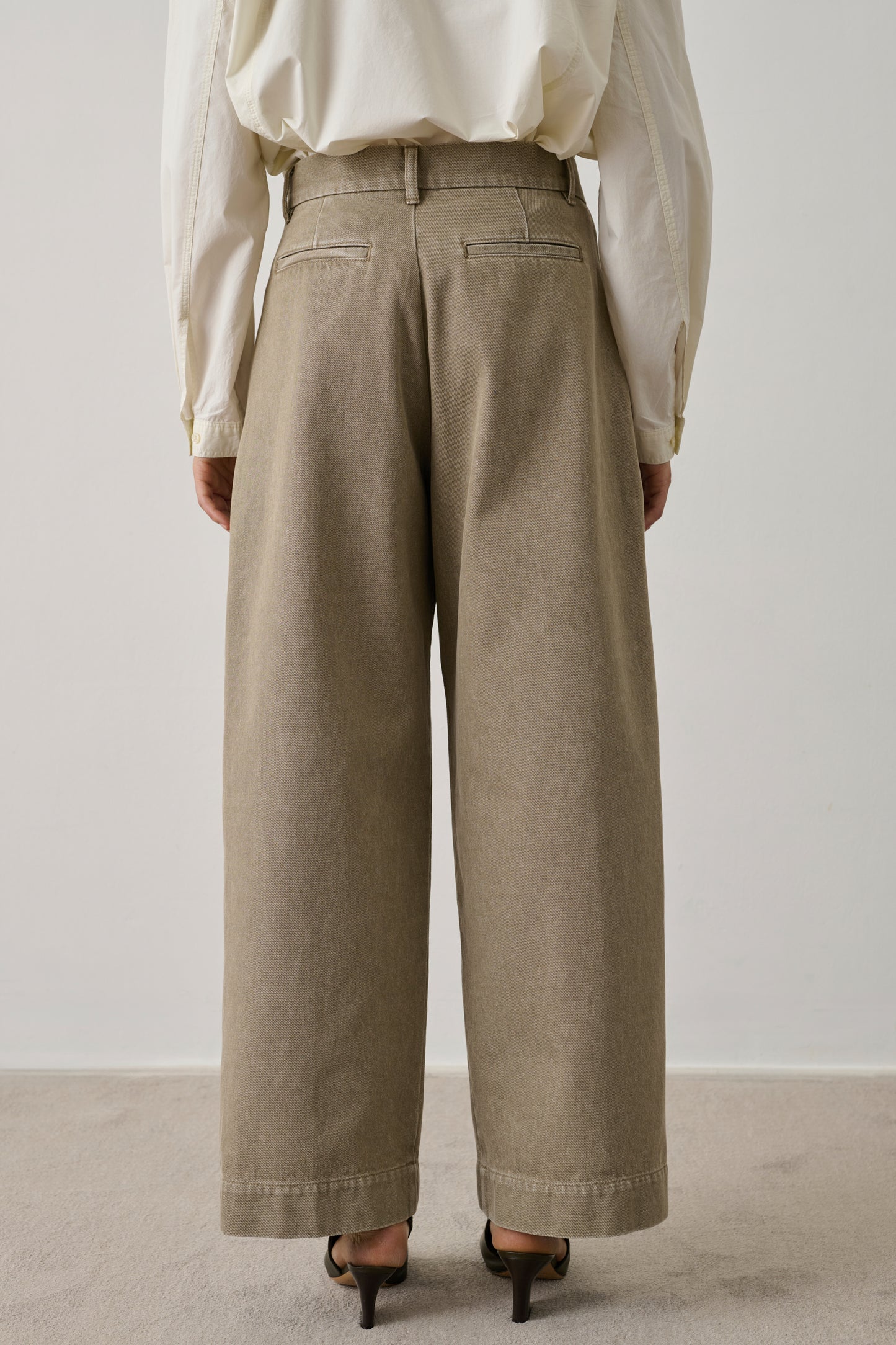 Trousers Devy - Beige - Cotton - Women