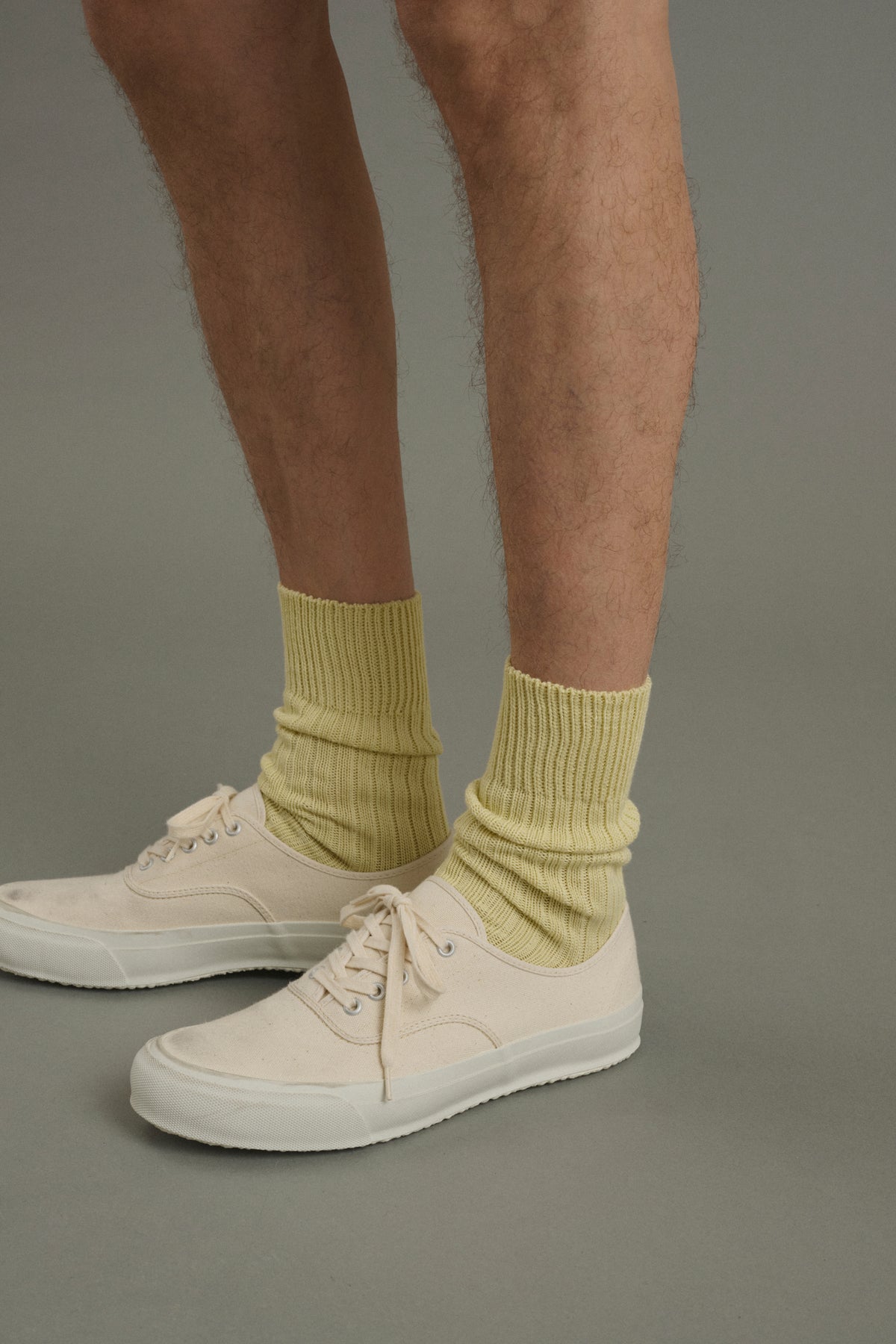 Barth socks - Pale Yellow - Cotton - Men vue 2