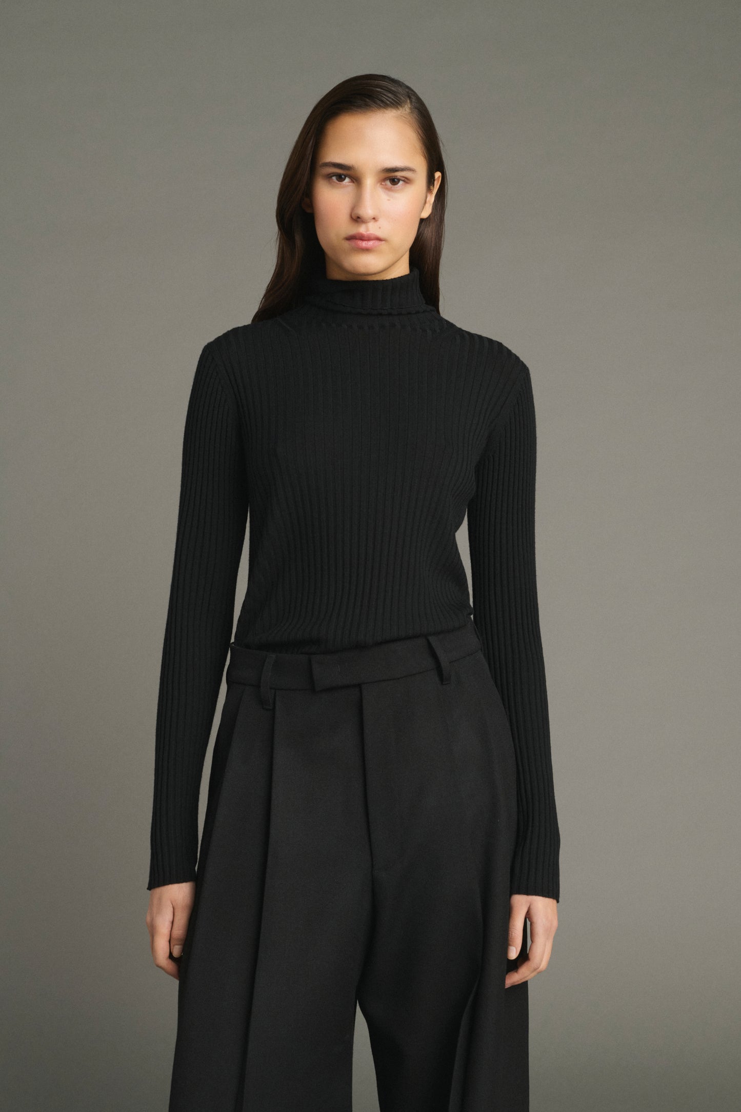 Filao Pullover - Black - Merino Wool - Women