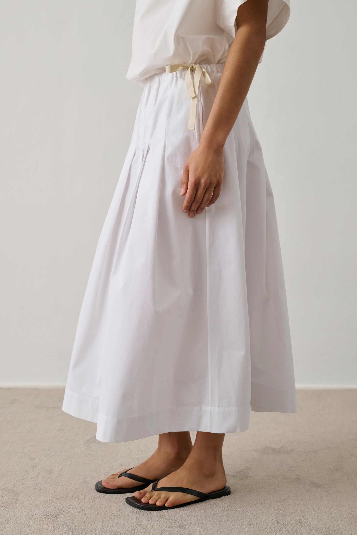 Skirt Amalia - Off-White - Cotton - Women