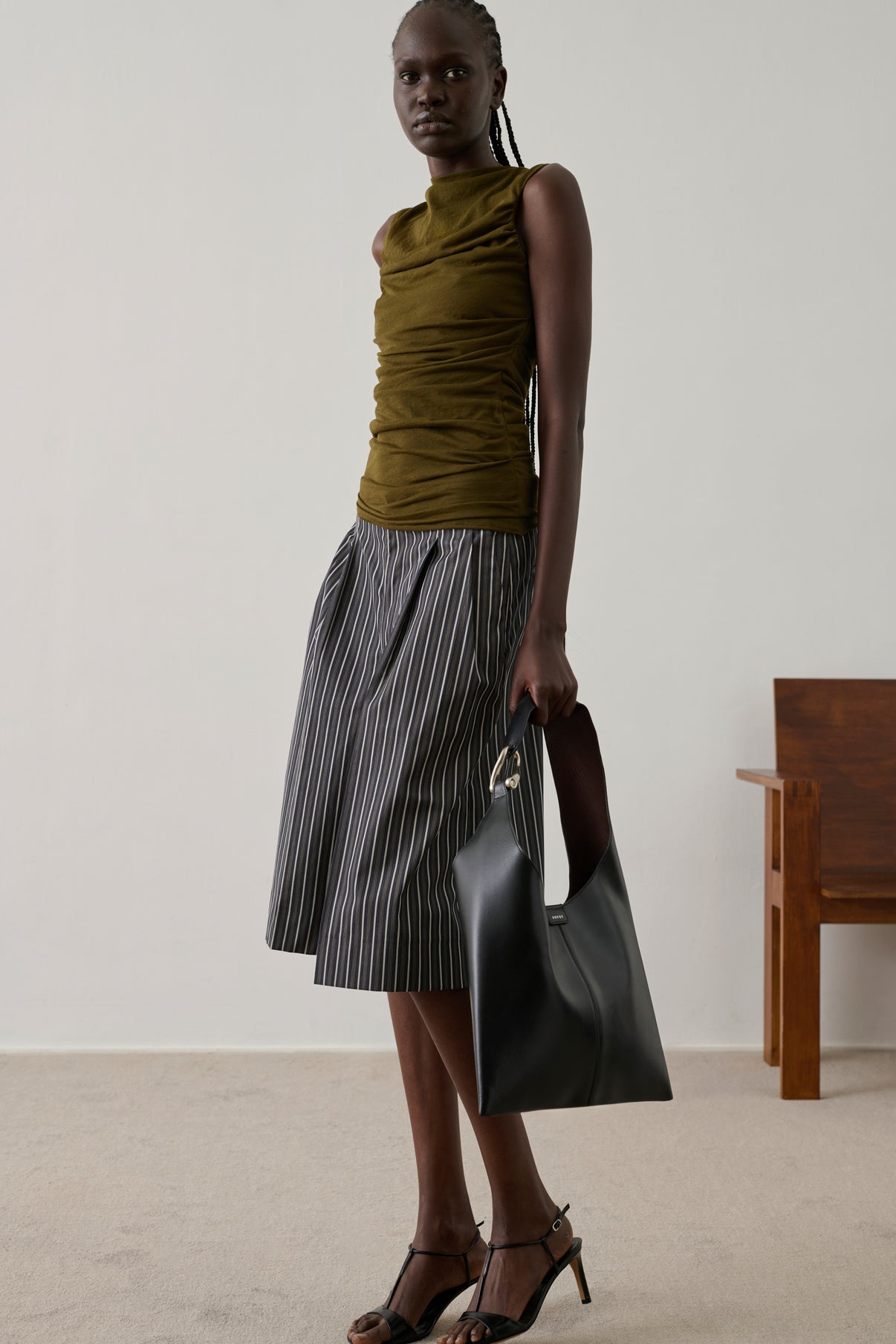 Tee-Shirt Irina - Kaki/Bronze - Femme vue 1