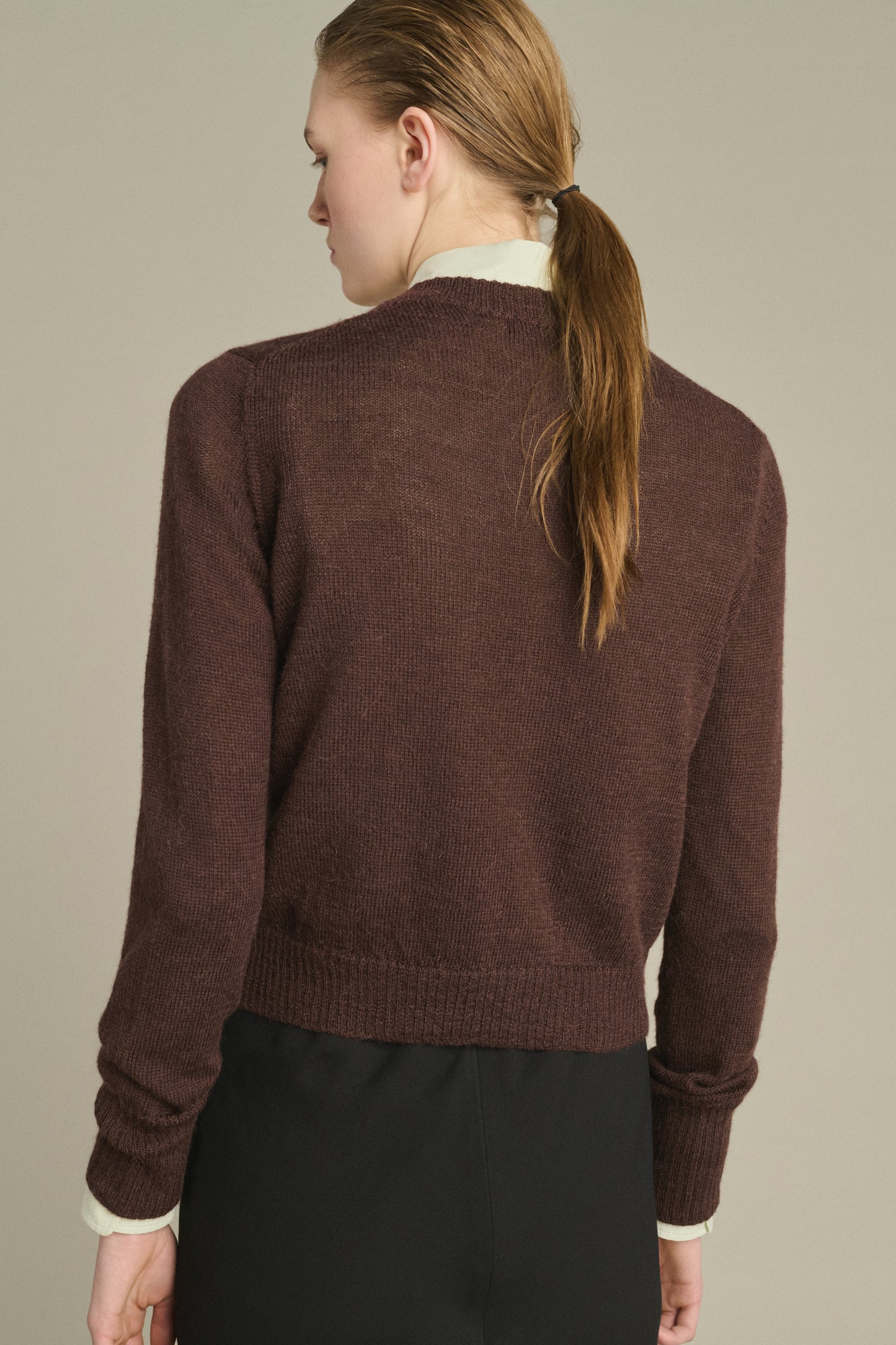 Griffith Cardigan - Brown - Wool - Women