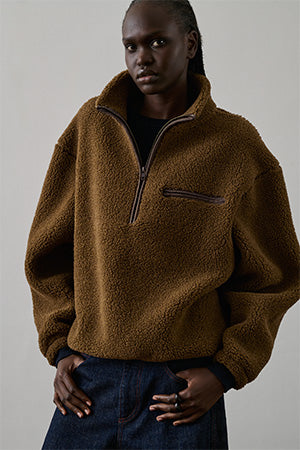 Sweatshirt Finlande - Kaki/Bronze - Femme