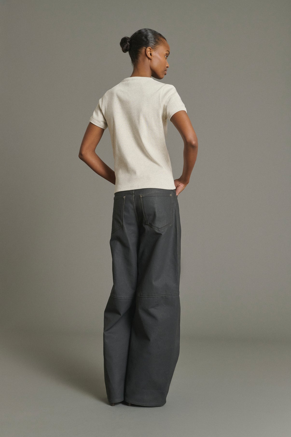 Jeans Jackson - Grey - Cotton - Women vue 2