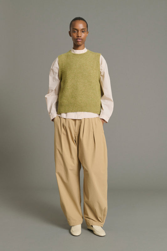 Namaste Pullover - Sage - Wool - Women