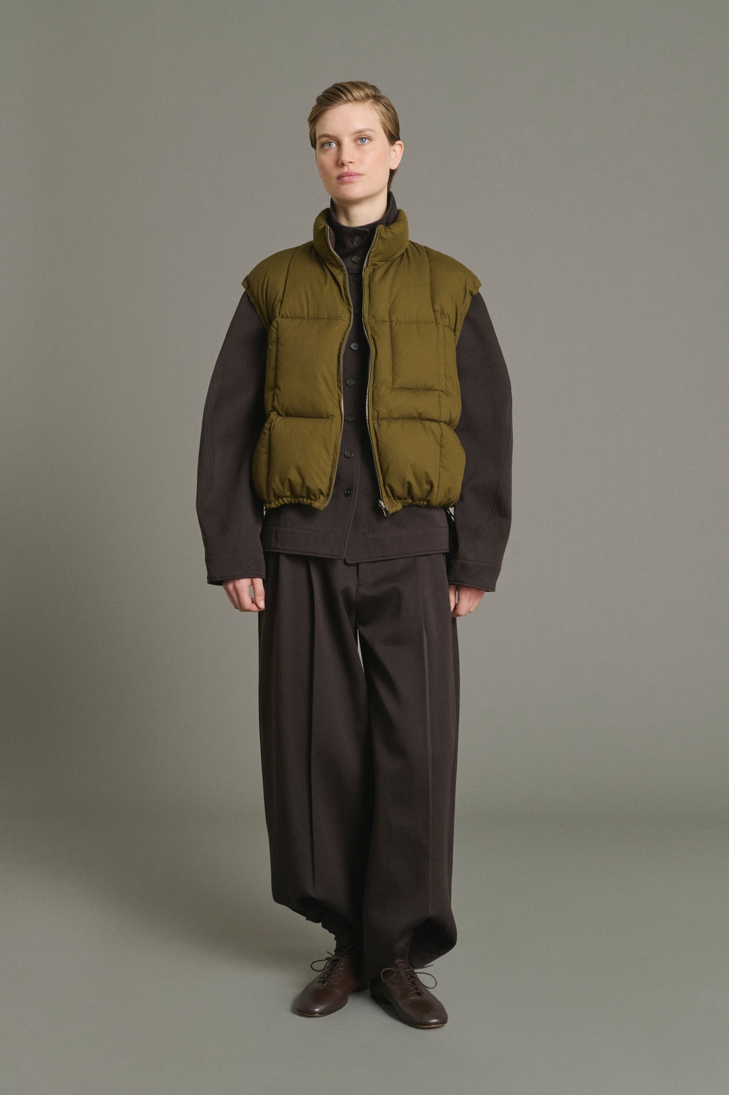 Jensen puffer jacket - Khaki - Cotton - Women