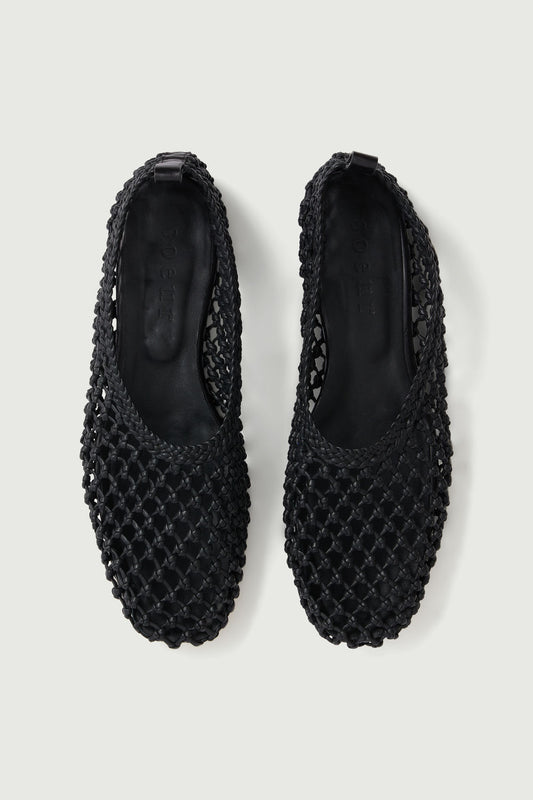 Ballerines Tosca - Noir - Cuir - Femme