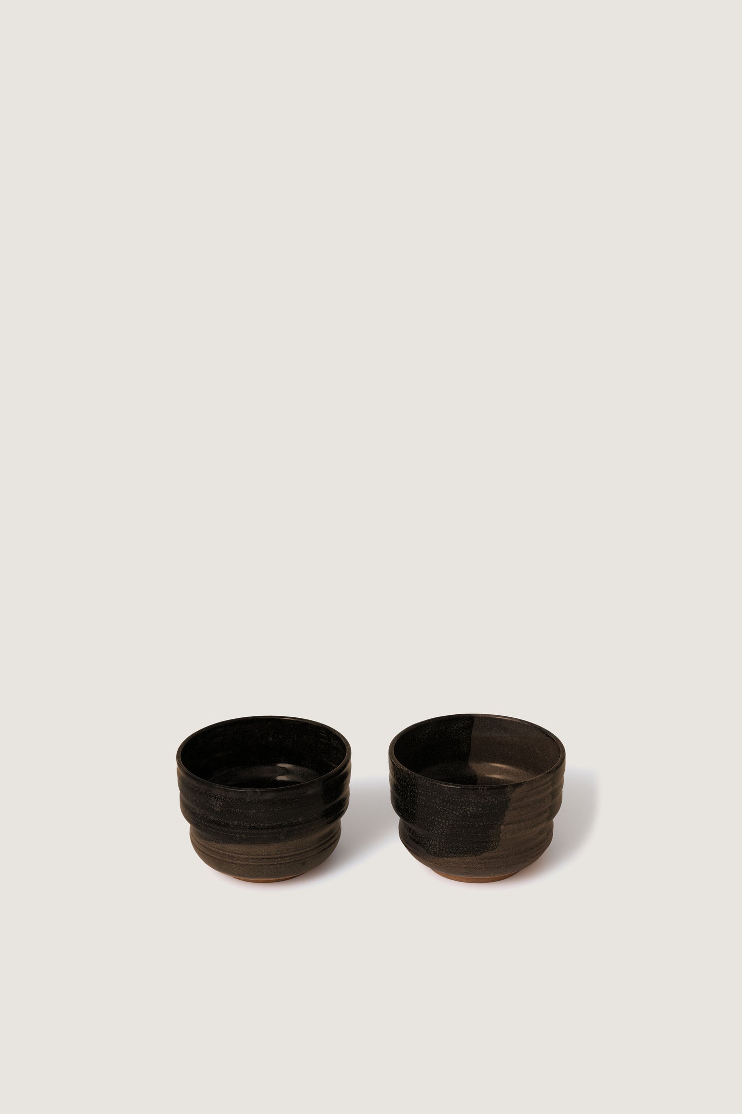 PAIR BROWN OF ATELIER PIERRE CULOT BOWLS